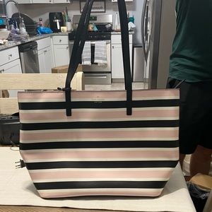 Kate Spade Striped tote